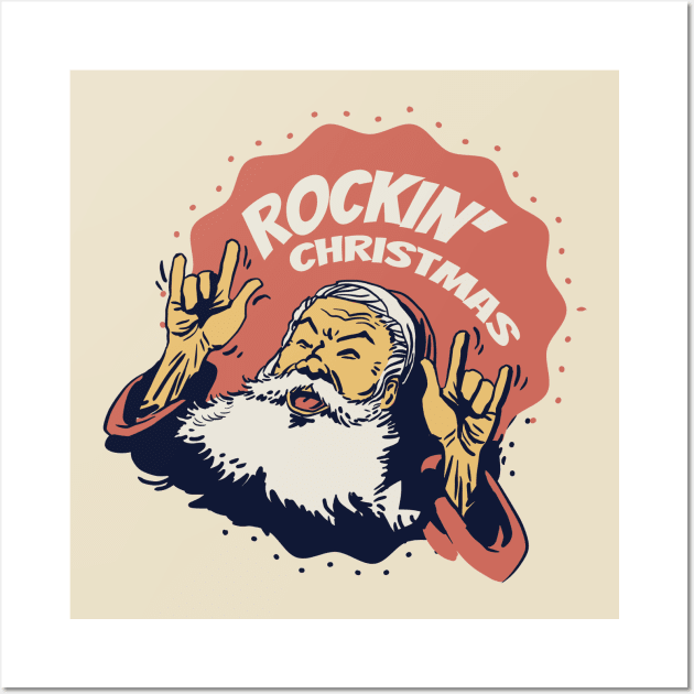 Rockin Christmas Wall Art by Safdesignx